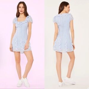 LIKELY Lula Gingham Mini Dress